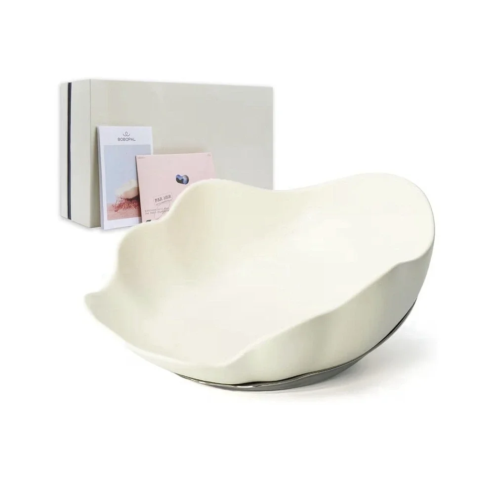 Bobopal Shell Ceramic Dog Bowl &‎ Cat Bowl Whisker Friendly